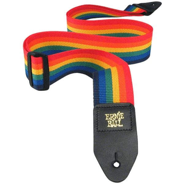 Ремень для гитары Ernie Ball Polypro Rainbow P04044