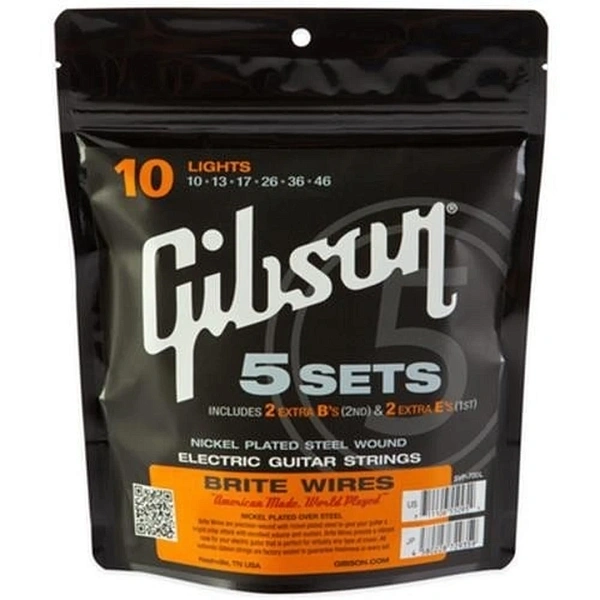 Набор струн для электрогитары Gibson SVP-700L 10-46