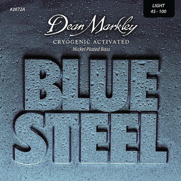 Струны для бас-гитары Dean Markley 2672A Blue Steel NPS 45-100
