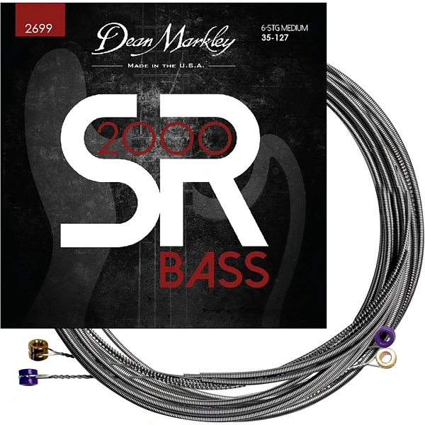 Струны для бас-гитары Dean Markley 2699 SR2000 35-127 6-Strings