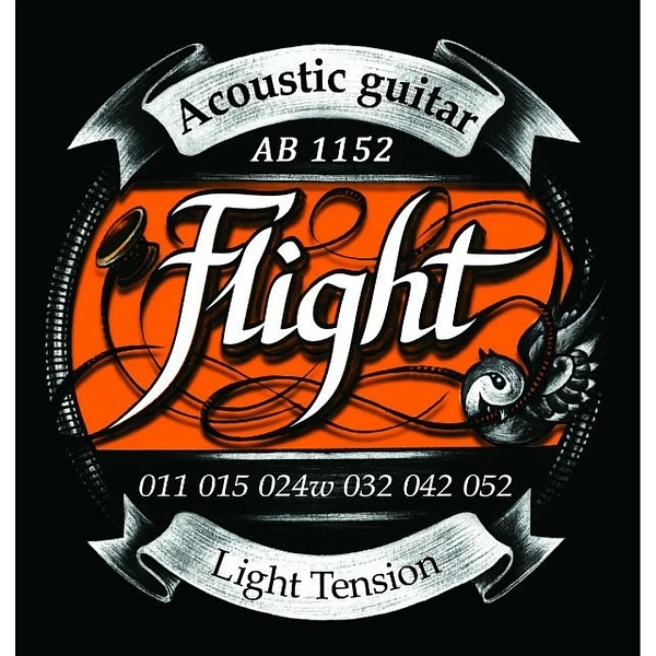 Струны для акустической гитары Flight AB1152