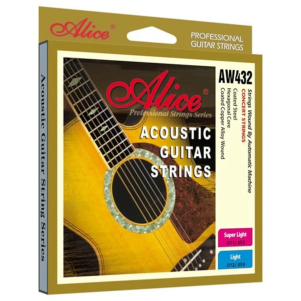 Струны для акустической гитары Alice AW432-SL 11-52