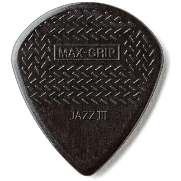 Медиатор Dunlop 471R3S Max-Grip Jazz III Stiffo