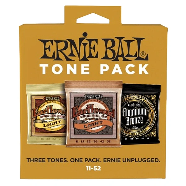 Струны для акустической гитары Ernie Ball 3314 11-52 (Набор из 3-х комплектов)