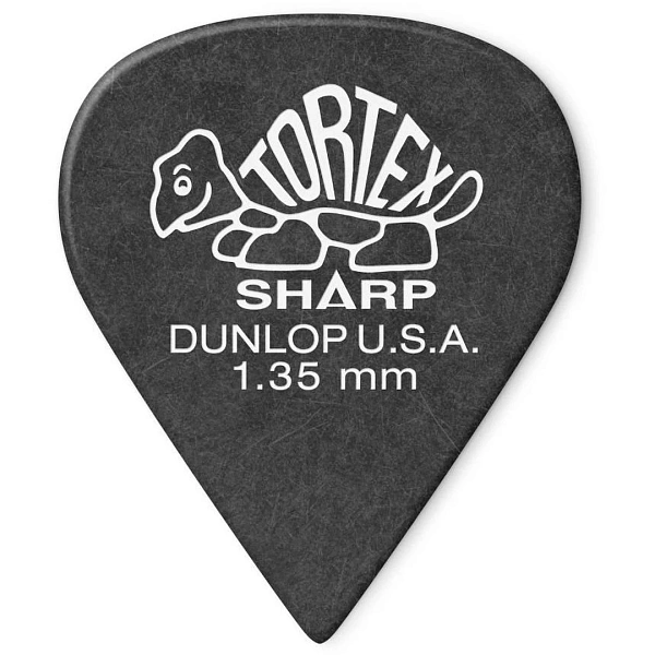 Медиатор Dunlop 412R1.35 Tortex Sharp 1.35