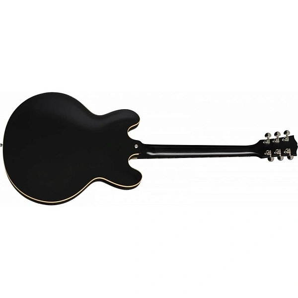 Полуакустическая гитара Gibson ES-335 Satin 2019 Trans Black
