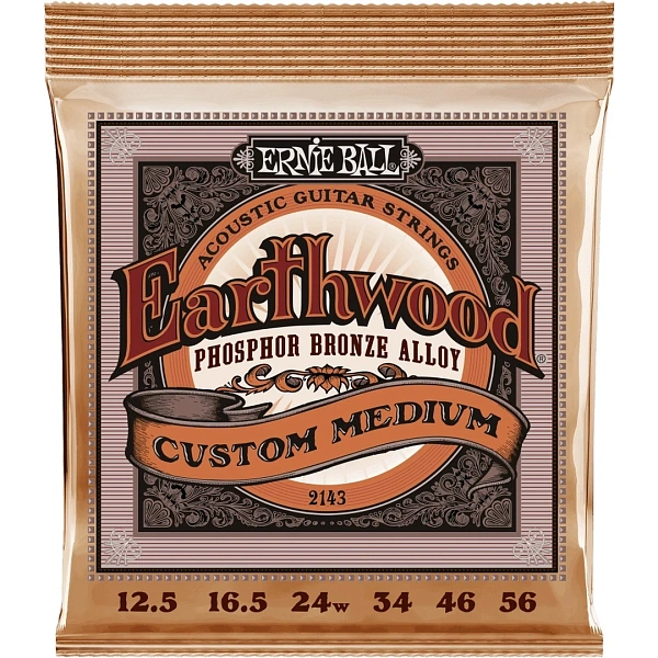 Струны для акустической гитары Ernie Ball 2143 12.5-56